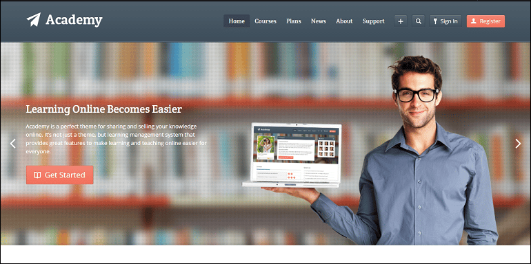 Academy LMS Theme
