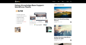 Knowledge base site - WP theme Helper